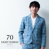 セットアップ メンズ テーラードジャケット チェック イージーパンツ | GENELESS | 詳細画像5 