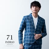 セットアップ メンズ テーラードジャケット チェック イージーパンツ | GENELESS | 詳細画像7 