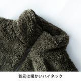 アウター メンズ キルティング ファー 暖かい ブルゾン スタンドカラー 秋冬 | GENELESS | 詳細画像17