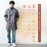 トレンチコート メンズ 暖かい チンストラップ付 コート ゆったり | GENELESS | 詳細画像3