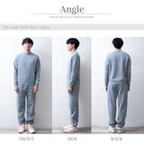 セットアップ メンズ スウェット トレーナー 裏起毛 暖かい 上下セット 秋冬 | GENELESS | 詳細画像16 