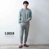 セットアップ メンズ ボア トレーナー シャギーボア ルームウェア 上下セット | GENELESS | 詳細画像10 