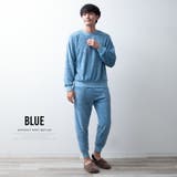 セットアップ メンズ ボア トレーナー シャギーボア ルームウェア 上下セット | GENELESS | 詳細画像11 