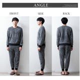 セットアップ メンズ ボア トレーナー シャギーボア ルームウェア 上下セット | GENELESS | 詳細画像13 