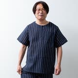 パジャマ 部屋着 ルームウェア メンズ 上下セット ヘンリーネック しじら織 | GENELESS | 詳細画像10