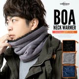 ネックウォーマー メンズ おしゃれ ボア 防寒 暖かい もこもこ スヌード | GENELESS | 詳細画像1 