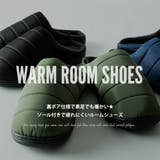 スリッパ メンズ 防寒 ルームシューズ 暖かい ダウン風 もこもこ スリッポン | GENELESS | 詳細画像2 