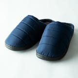 スリッパ メンズ 防寒 ルームシューズ 暖かい ダウン風 もこもこ スリッポン | GENELESS | 詳細画像17 