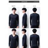 インナー メンズ 裏起毛 暖かい 秋冬 下着 防寒 tシャツ 肌着 長袖 発熱 | GENELESS | 詳細画像17 