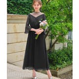 ブラック | パーティードレス 結婚式 ワンピース | GIRL