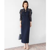 ネイビー | パーティードレス 大きいサイズ ロング | GIRL