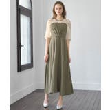 カーキ | パーティードレス 結婚式 ワンピース | GIRL