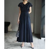 ネイビー | パーティードレス 大きいサイズ ロング | GIRL