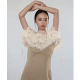 ベージュ | パーティードレス 結婚式 ワンピース | GIRL