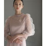 ピンクベージュ | パーティードレス 結婚式 ワンピース | GIRL