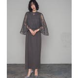 チャコールグレー | パーティードレス 結婚式 ワンピース | GIRL