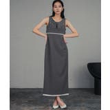 チャコールグレー | パーティードレス 結婚式 ドレス | GIRL