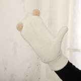 レディース ふわもこニットミトン手袋 アルパカ 全3色 | GlovesDEPO | 詳細画像3 