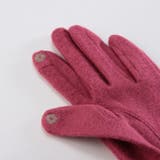 レディース ラビットファー付きジャージー手袋 ネコ柄＆無地 | GlovesDEPO | 詳細画像3 