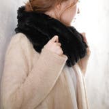 モフモフふわふわ♪あったかボアのネックウォーマー【ボーダーファー】【ダイダイ風ボ… | GlovesDEPO | 詳細画像7 