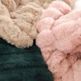 モフモフふわふわ♪あったかボアのネックウォーマー【ボーダーファー】【ダイダイ風ボ… | GlovesDEPO | 詳細画像10 