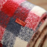 あったかマフラー 大判 ブロックチェック＆フリンジ | GlovesDEPO | 詳細画像8 