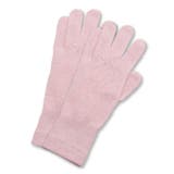 ピンク | てぶくろ屋さんがつくった「シルク100％おやすみ手袋 ショートタイプ」 全4色 | GlovesDEPO