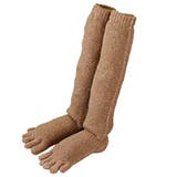 モカチャ | てぶくろ屋さんがつくった「モコモコ５本指ソックス」ゆったり派シングル | GlovesDEPO