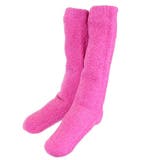 ピンク | てぶくろ屋さんがつくった「モコモコ先丸ソックス ゆったり派シングル ロングタイプ」 | GlovesDEPO