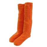 オレンジ | てぶくろ屋さんがつくった「モコモコ先丸ソックス ゆったり派シングル ロングタイプ」 | GlovesDEPO