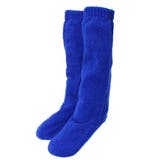 ブルー | てぶくろ屋さんがつくった「モコモコ先丸ソックス ゆったり派シングル ロングタイプ」 | GlovesDEPO