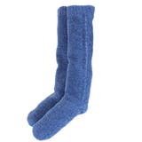 杢ブルー | てぶくろ屋さんがつくった「モコモコ先丸ソックス ゆったり派シングル ロングタイプ」 | GlovesDEPO