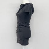 Vネックチュニック丈フード付Tシャツミニワンピース 10352 | G&L Style | 詳細画像13 