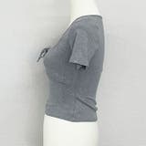 フロントリボンリブ半袖Tシャツ 10358 | G&L Style | 詳細画像15 