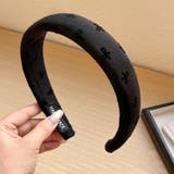 ブラックA | 6種 総柄カチューシャ 10436 | G&L Style