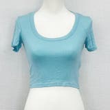 Uネックショート丈Tシャツ 10332 | G&L Style | 詳細画像13