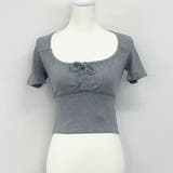 フロントリボンリブ半袖Tシャツ 10358 | G&L Style | 詳細画像14 