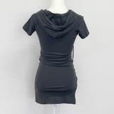 Vネックチュニック丈フード付Tシャツミニワンピース 10352 | G&L Style | 詳細画像14 