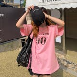 ピンク | フロントプリントTシャツ 9389 | G&L Style