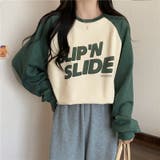 フロントプリントバイカラーロングTシャツ 10070 | G&L Style | 詳細画像13