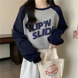 フロントプリントバイカラーロングTシャツ 10070 | G&L Style | 詳細画像4