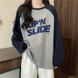 フロントプリントバイカラーロングTシャツ 10070 | G&L Style | 詳細画像7