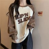 フロントプリントバイカラーロングTシャツ 10070 | G&L Style | 詳細画像9