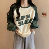 フロントプリントバイカラーロングTシャツ 10070 | G&L Style | 詳細画像12