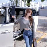 ダメージ加工リブニットトップス 10081 | G&L Style | 詳細画像5 