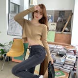 ダメージ加工リブニットトップス 10081 | G&L Style | 詳細画像4 