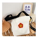 D | ワンポイントワッペンショルダーバッグ 10182 | G&L Style