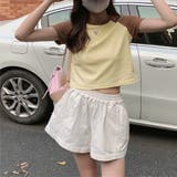 バイカラーショート丈Tシャツ 10257 | G&L Style | 詳細画像6