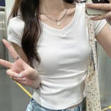 サイドシャーリング半袖Tシャツ 10327 | G&L Style | 詳細画像18
