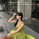 フリル×リボンノースリーブワンピース 10331 | G&L Style | 詳細画像3